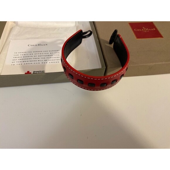 Vintage Cole Haan 9/11 Commemorative Bracelet - American Red Cross NIB - Picture 1 of 5